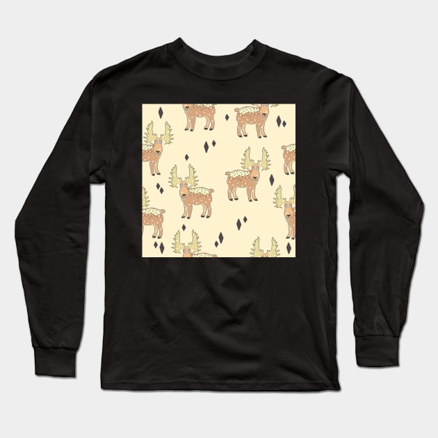 Moose Long Sleeve T-Shirt by Creative Meadows